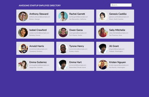 Employee Directory Screenshot